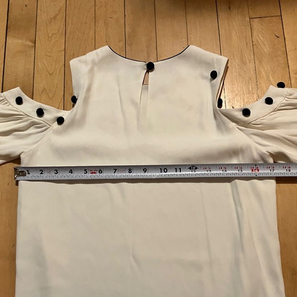 Alexis Erica White Cold Shoulder Blouse - Picture 9 of 10